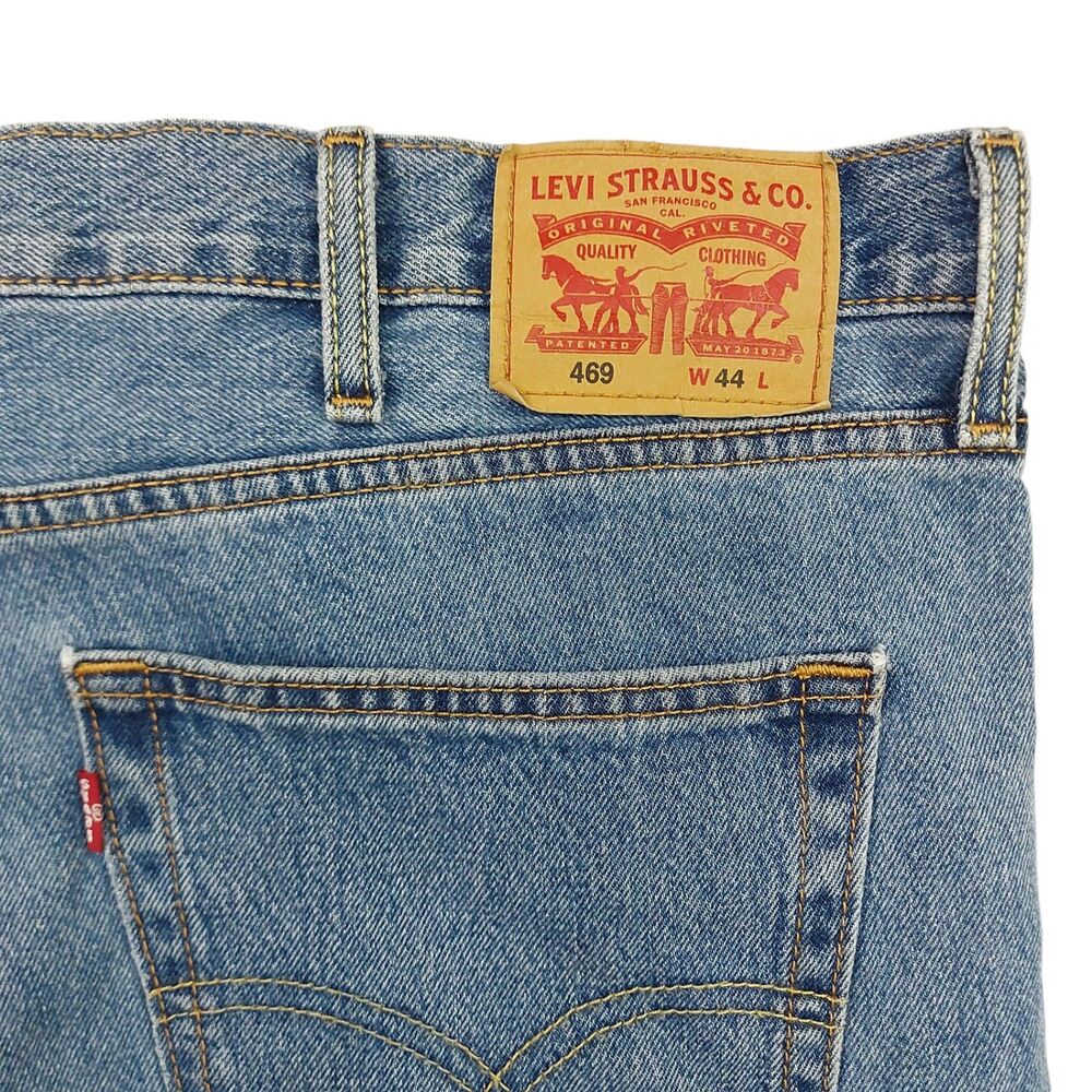 Levi's Jean Shorts Mens 44 Blue Denim Casual Skater Loose Baggy Retro Skater - Picture 5 of 11